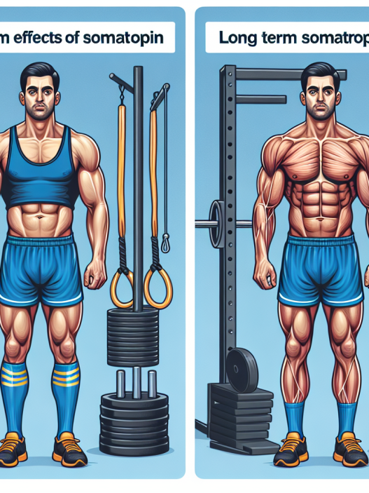 Long-term effects of somatropin on athletes