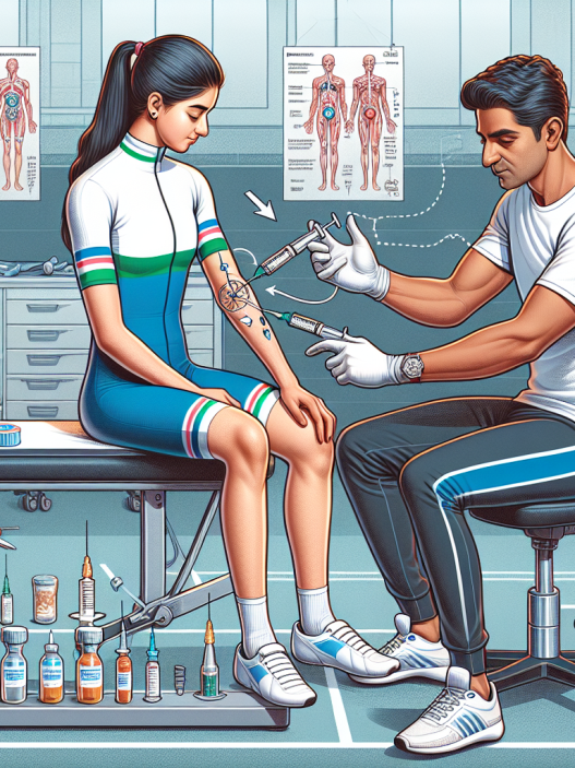 Proper use of bactericidal water injections in sports