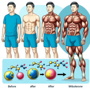 Body composition changes from mibolerone