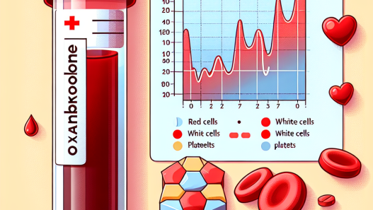 Complete blood count changes with oxandrolone