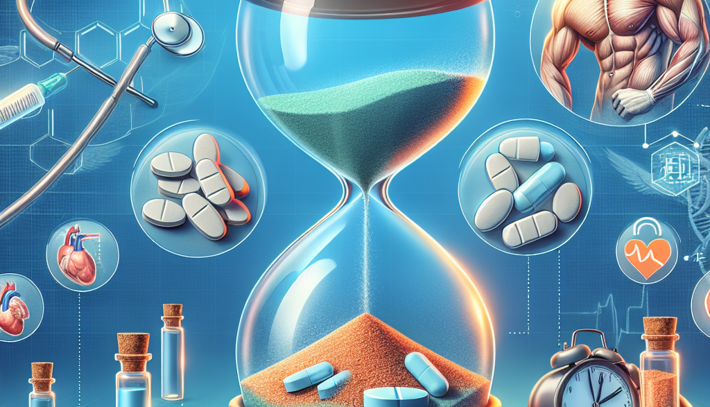 Half-life of oxymetholone compresse and its clinical significance