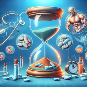 Half-life of oxymetholone compresse and its clinical significance