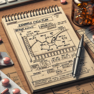Sample cycle plan for acetato di metenolone: 16 weeks