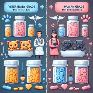 Veterinary vs human grade methyltestosterone